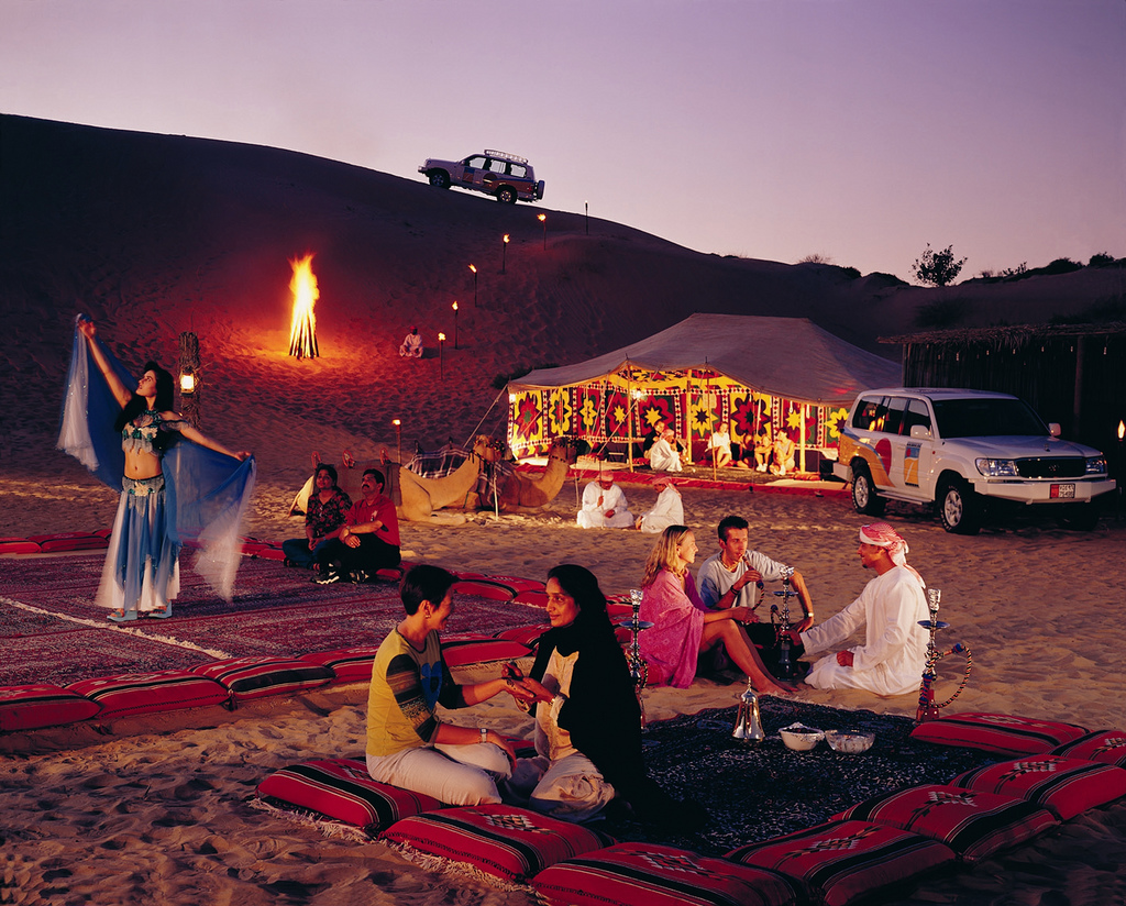camping dans le désert